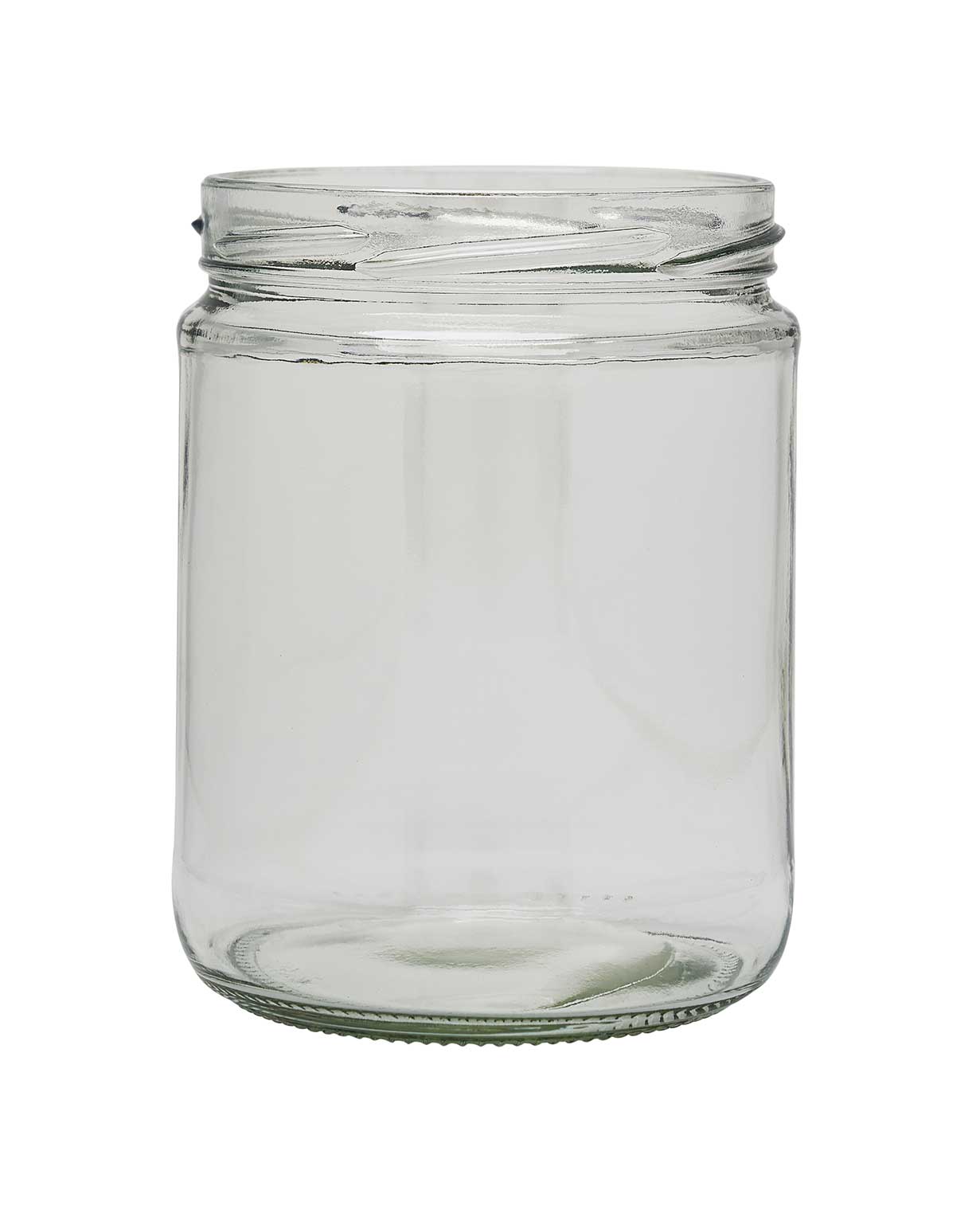 #97092: 16 oz glass flint wide mouth jar 82 lug