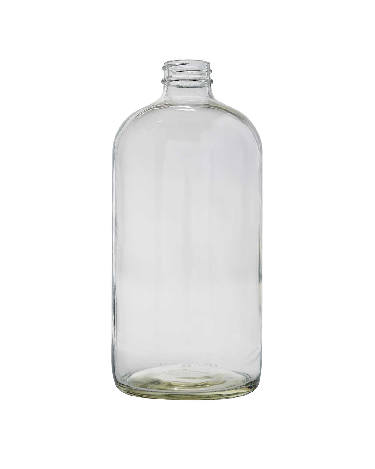 NA: 32 oz glass flint boston round 33-400