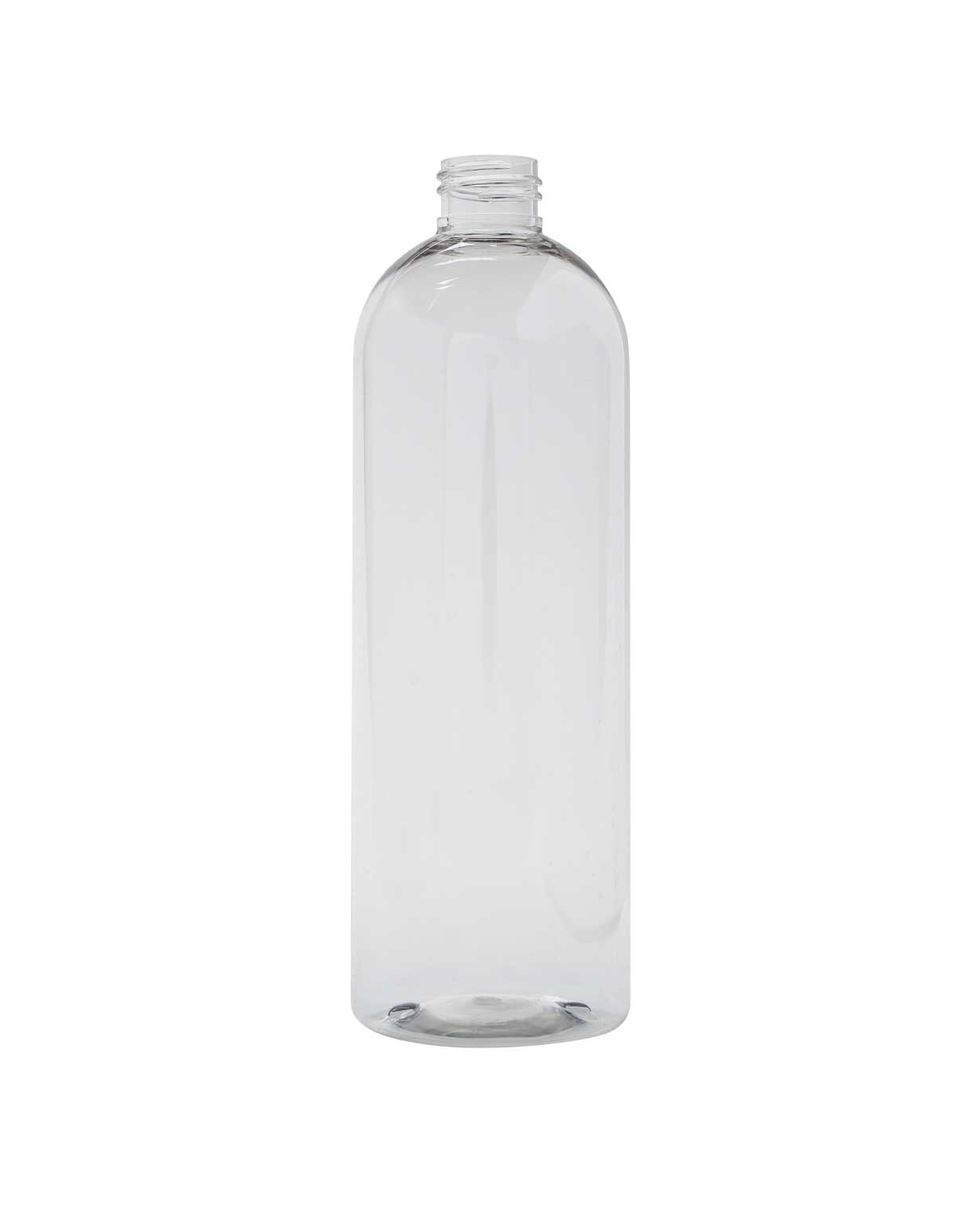 12 oz pet clear bullet round 24-410