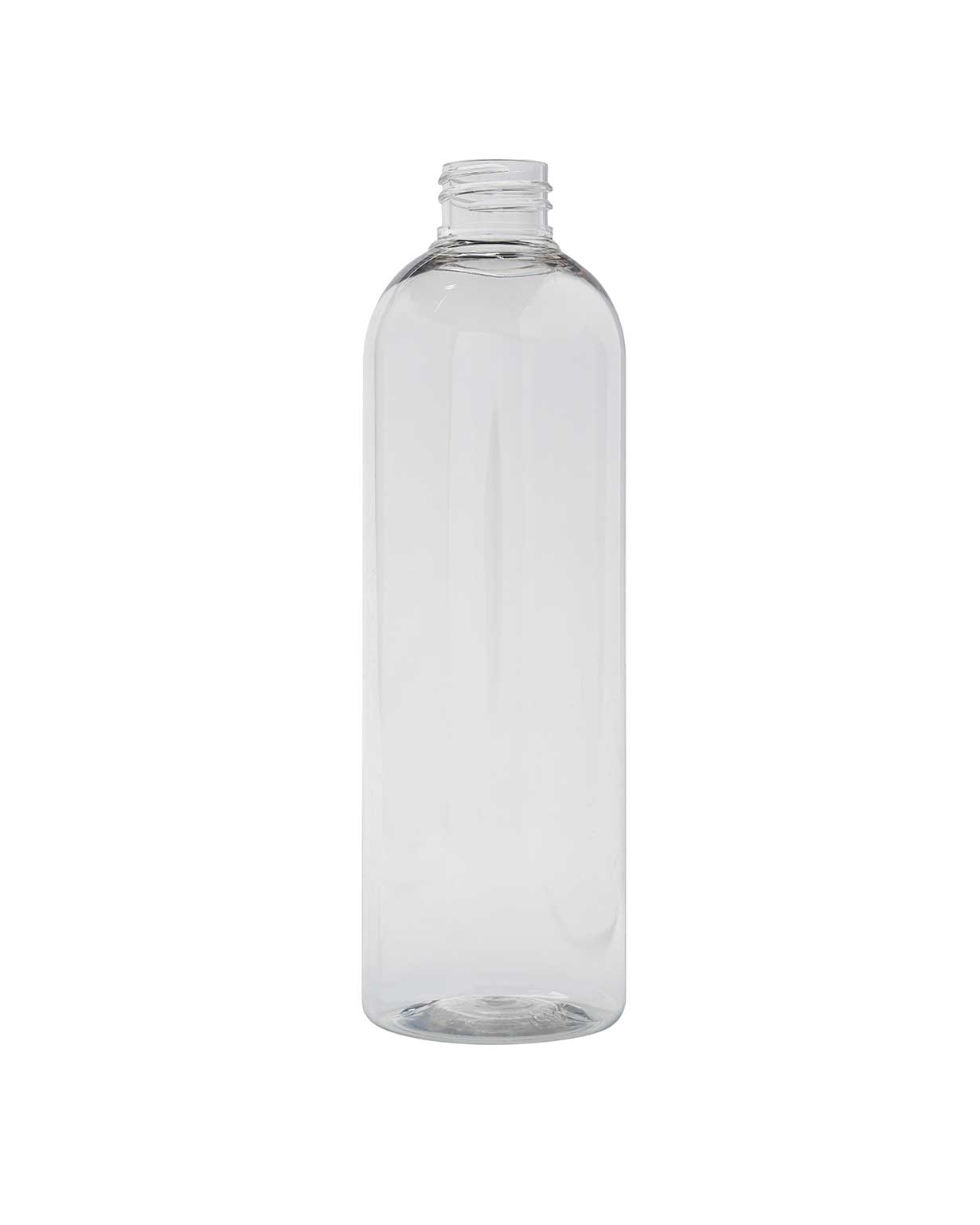 16 oz pet clear bullet round 28-410