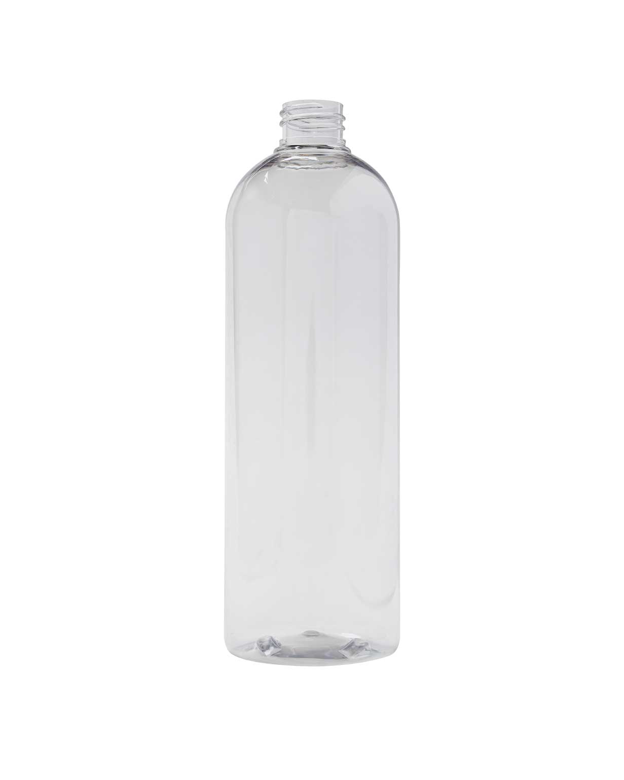 24 oz pet clear bullet round 28-410