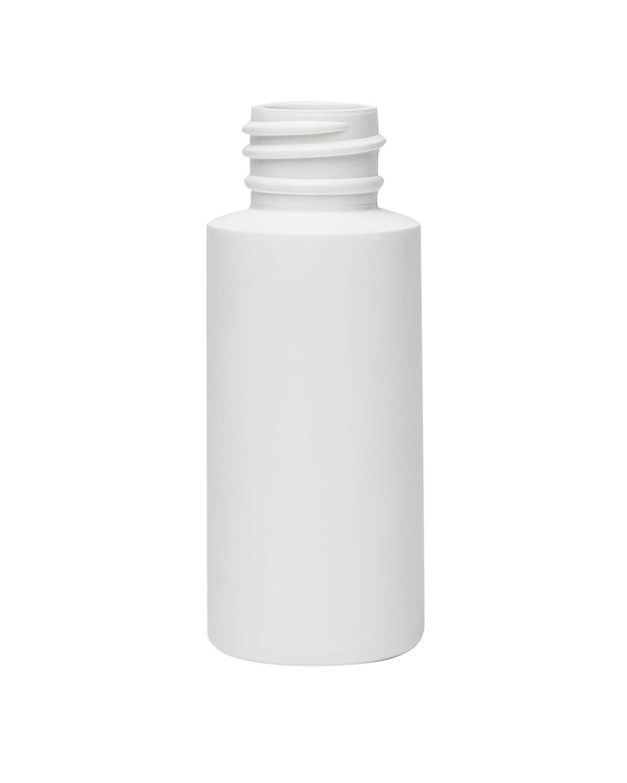 #00922: 1 oz hdpe white cylinder round 20-410