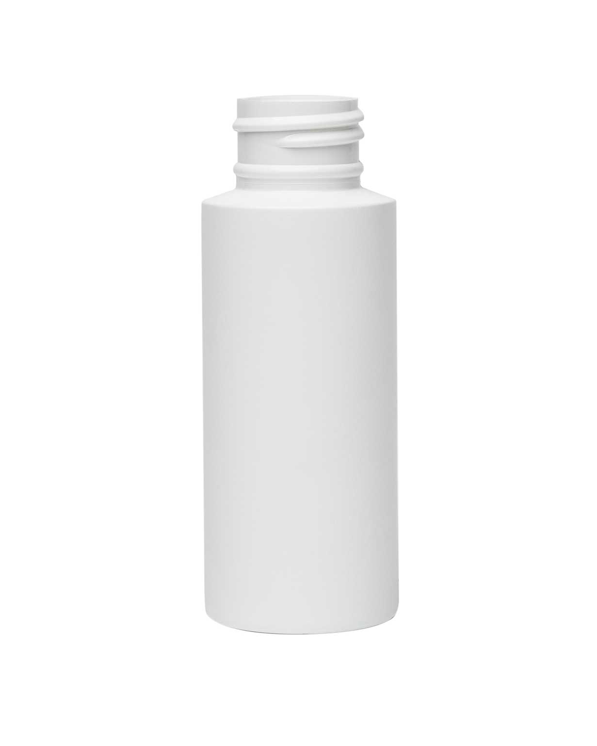 #00432: 2 oz hdpe white cylinder round 24-410