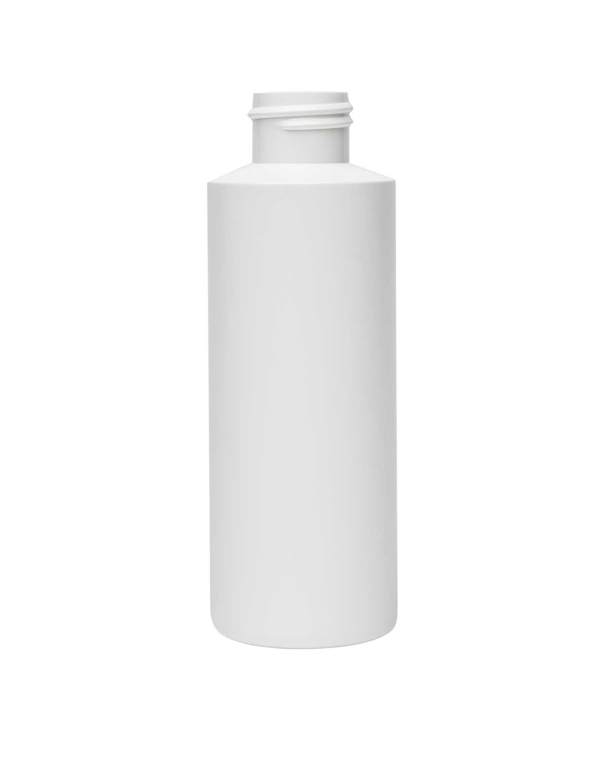 #00443: 4 oz hdpe white cylinder round 24-410