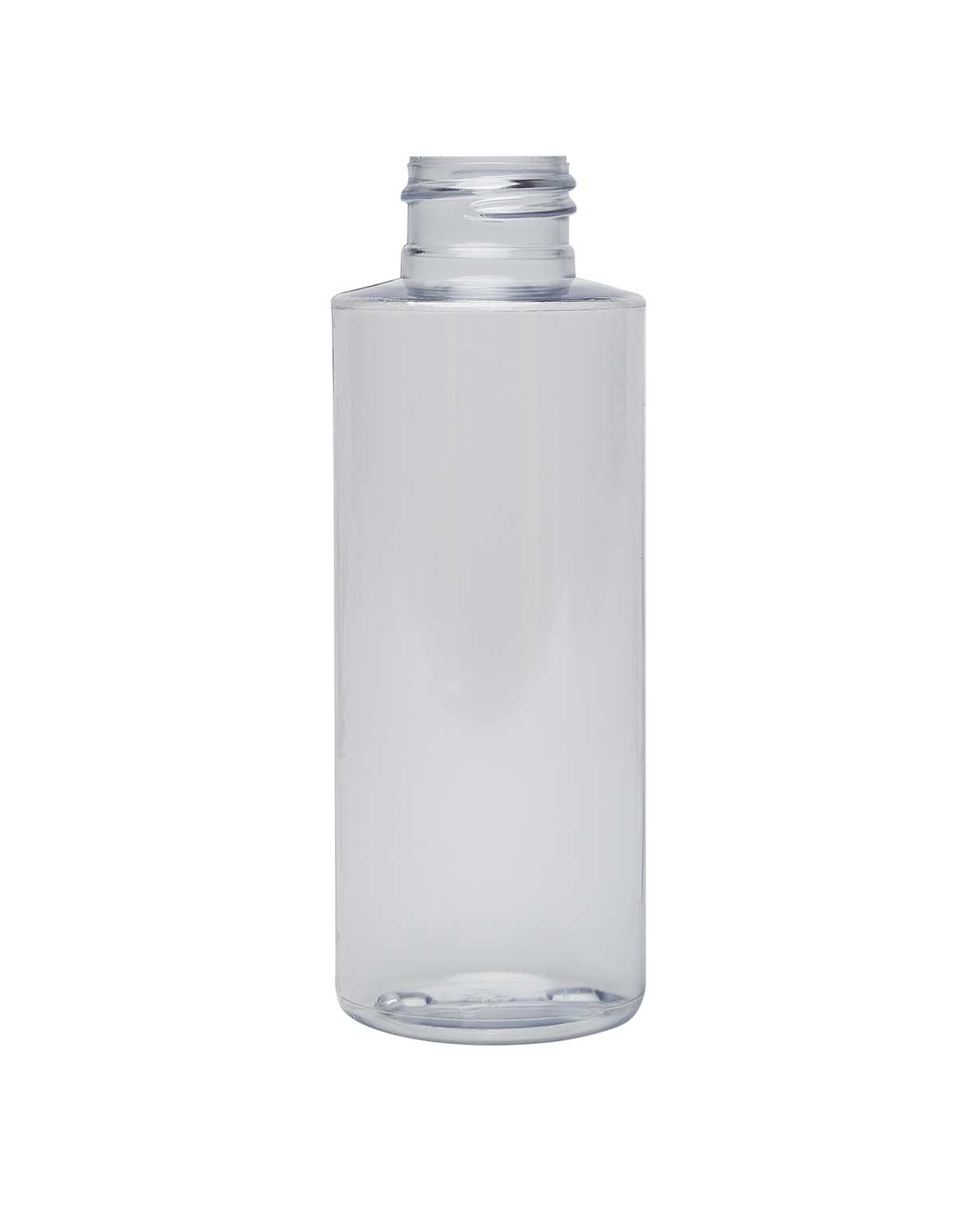 #00476: 4 oz pvc clear cylinder round 24-410