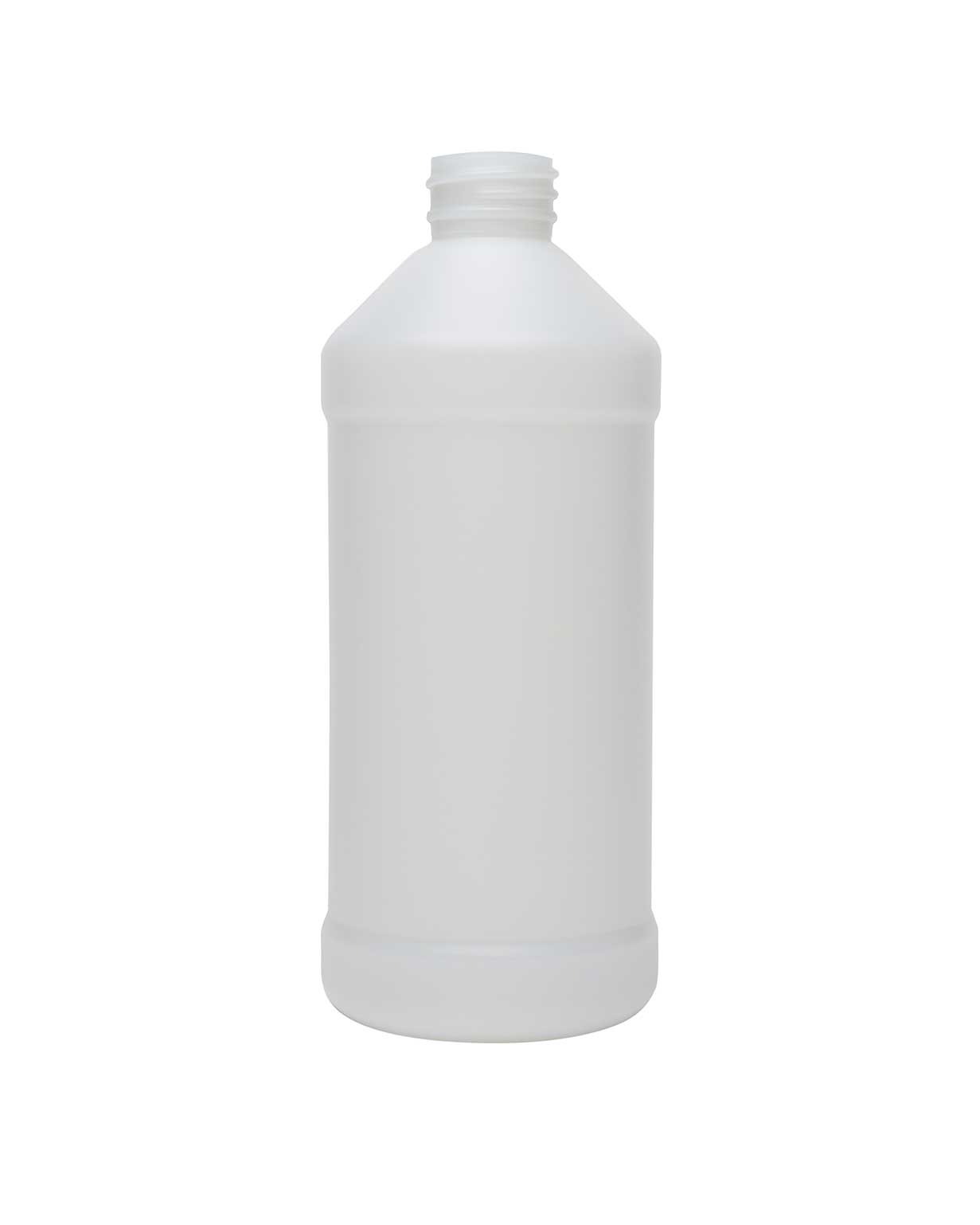 16 oz hdpe natural modern round 28-410