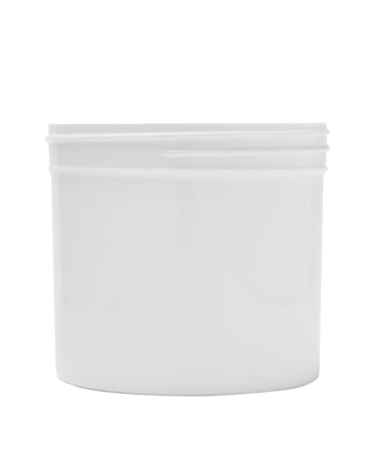 12 oz pp white regular wall jar 89-400