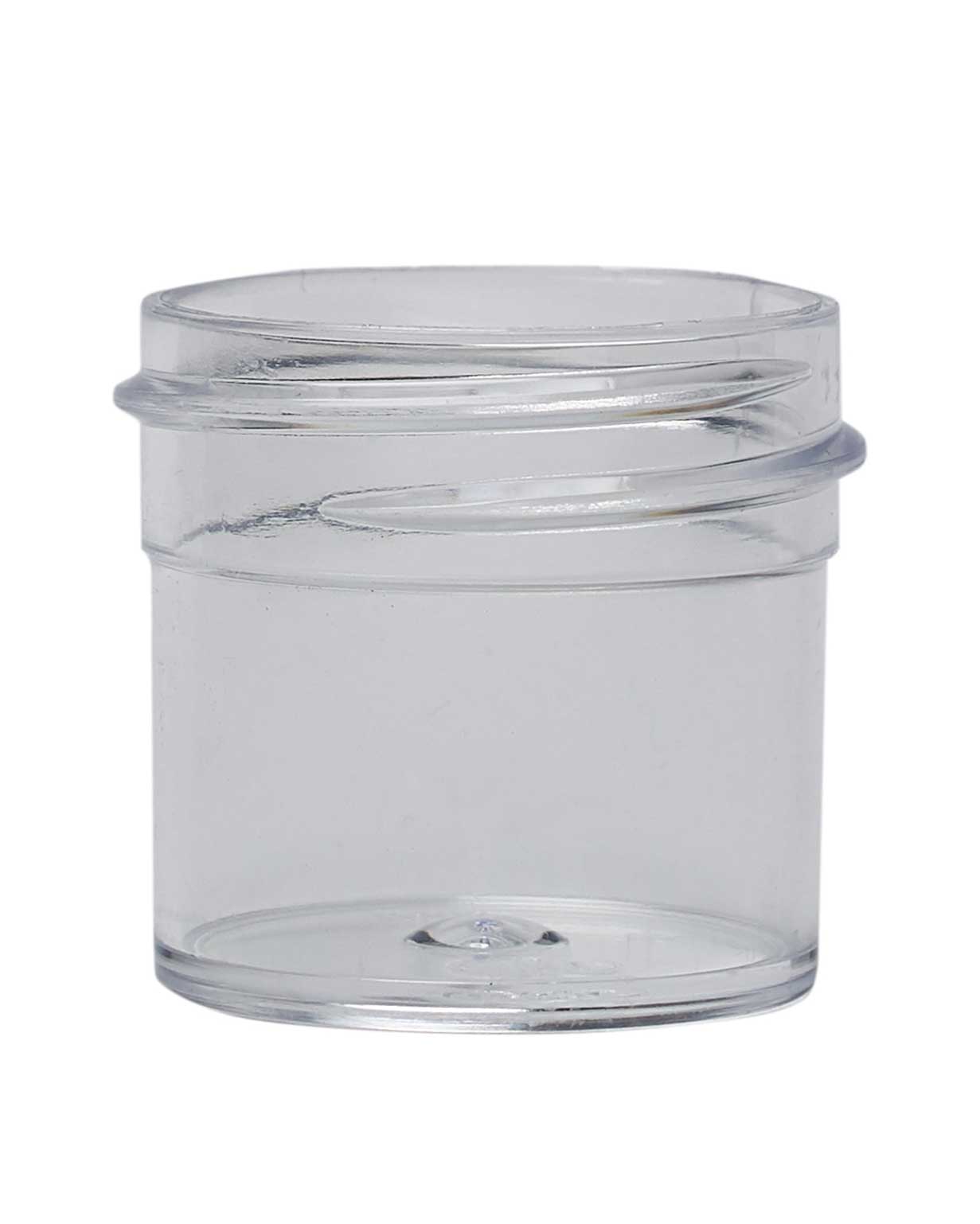 0.25 oz ps clear regular wall jar 33-400