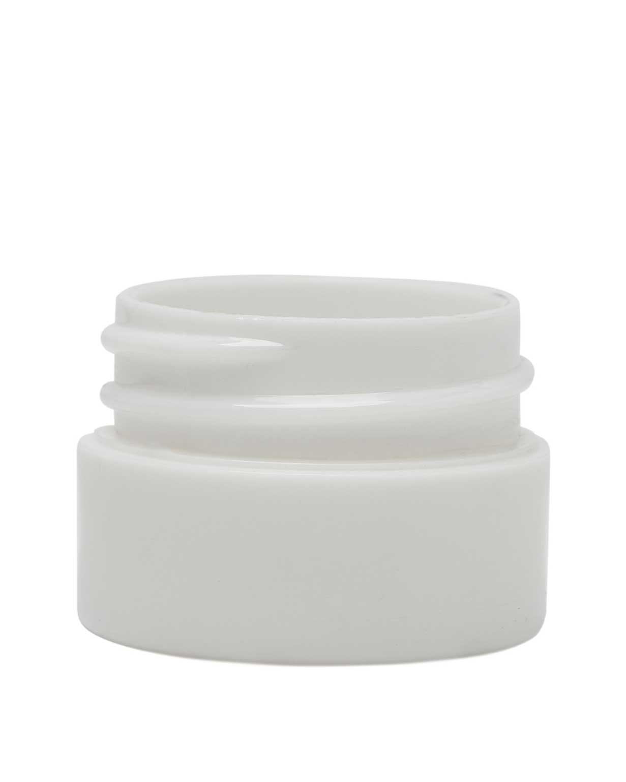 0.125 oz pp white thick wall jar 33-400