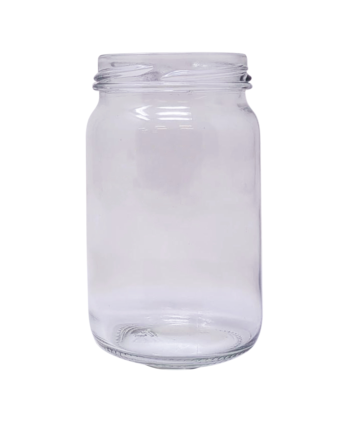 #97302: 8oz 58-2020 Flint Clear Glass Mayo Economy Jar