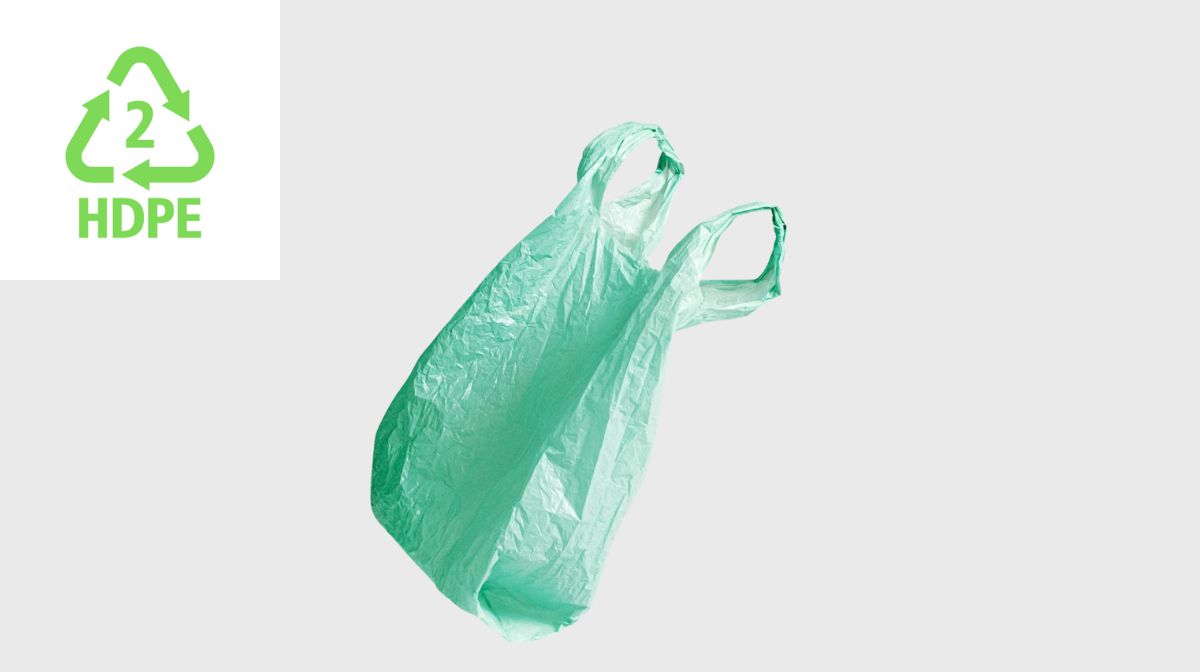 Green high-density polyethylene with high strength