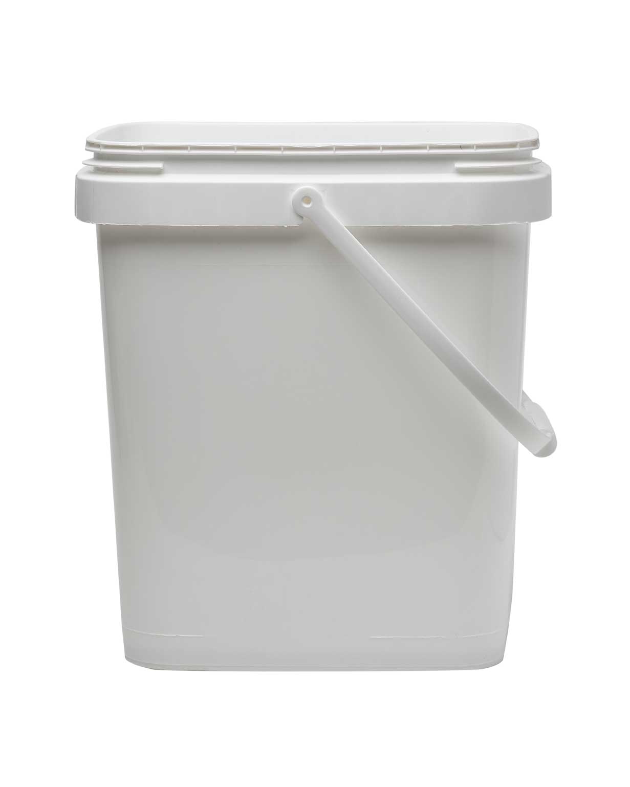 4.25 gl hdpe white 65mil rectangular ez open head pail