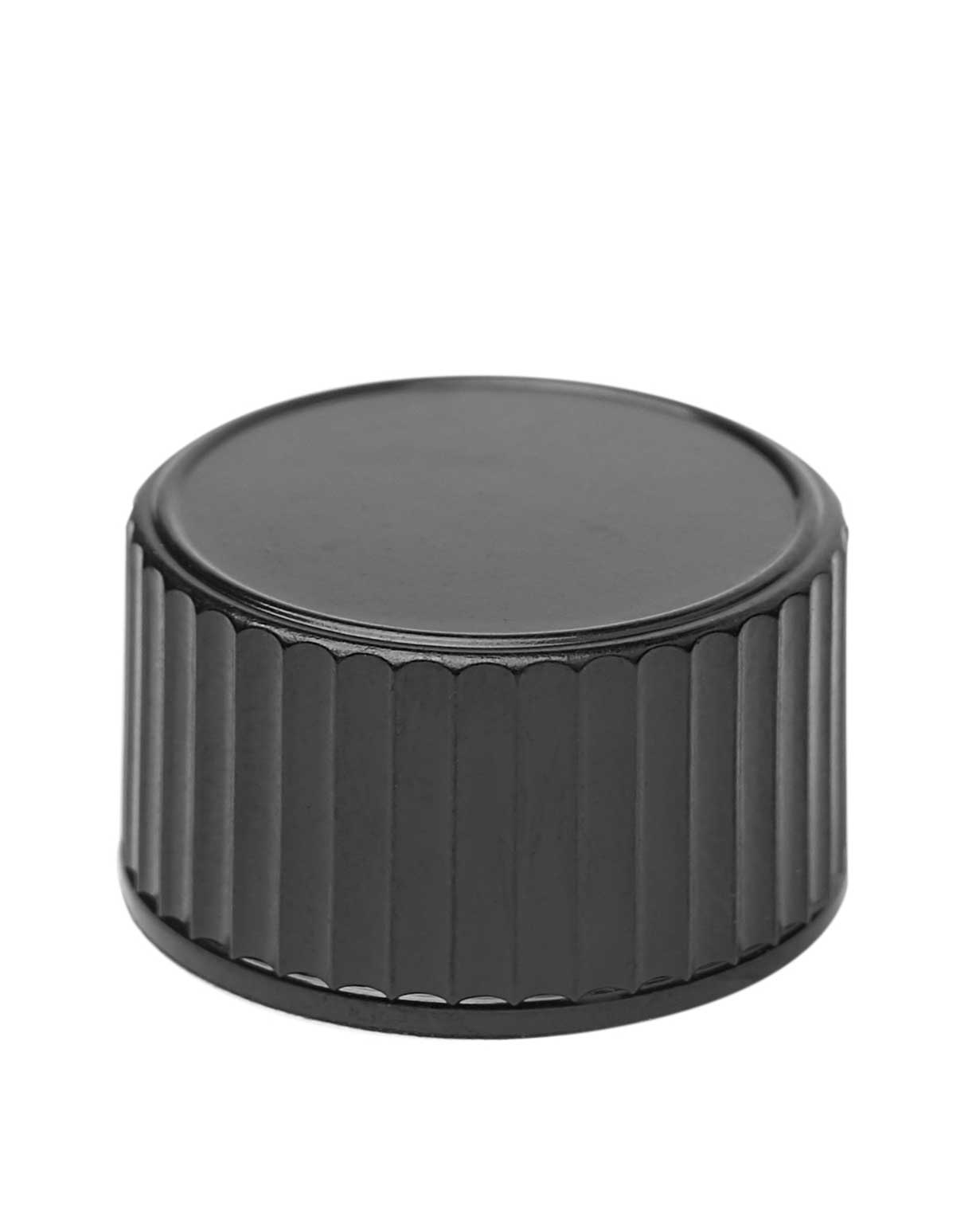 24-400 phenolic black w/ cone continuous thread closure