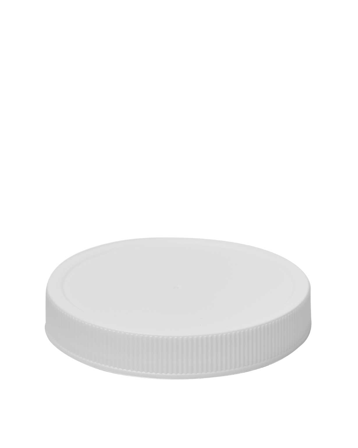 89-400 pp white ribbed continuous thread closure