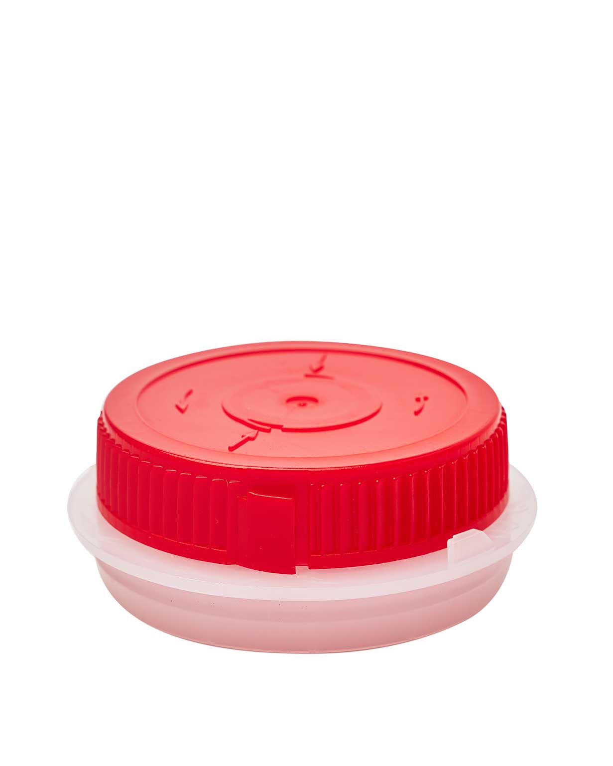 57mm rel opening pp red dispensing closure