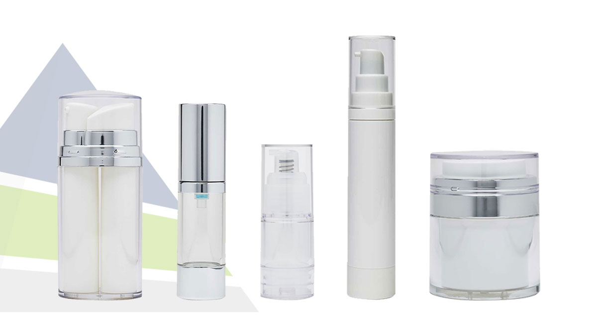 variety of Airless pump dispensers for the skincare and cosmetics industry