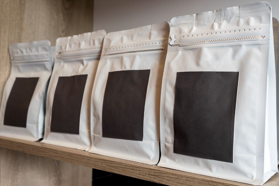 coffee and tea retail bags