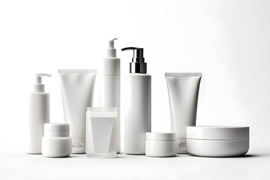 skincare product packaging