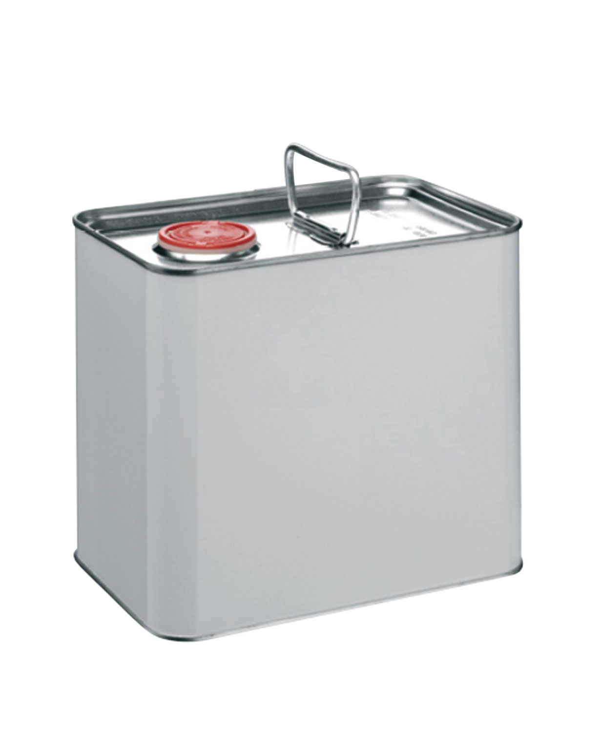 Silver Rectangle Can