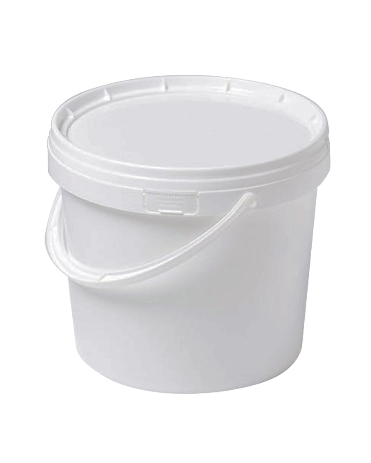 5.7 liter hdpe white 208,4-184,5mm x 193,5mm round open head UN pail