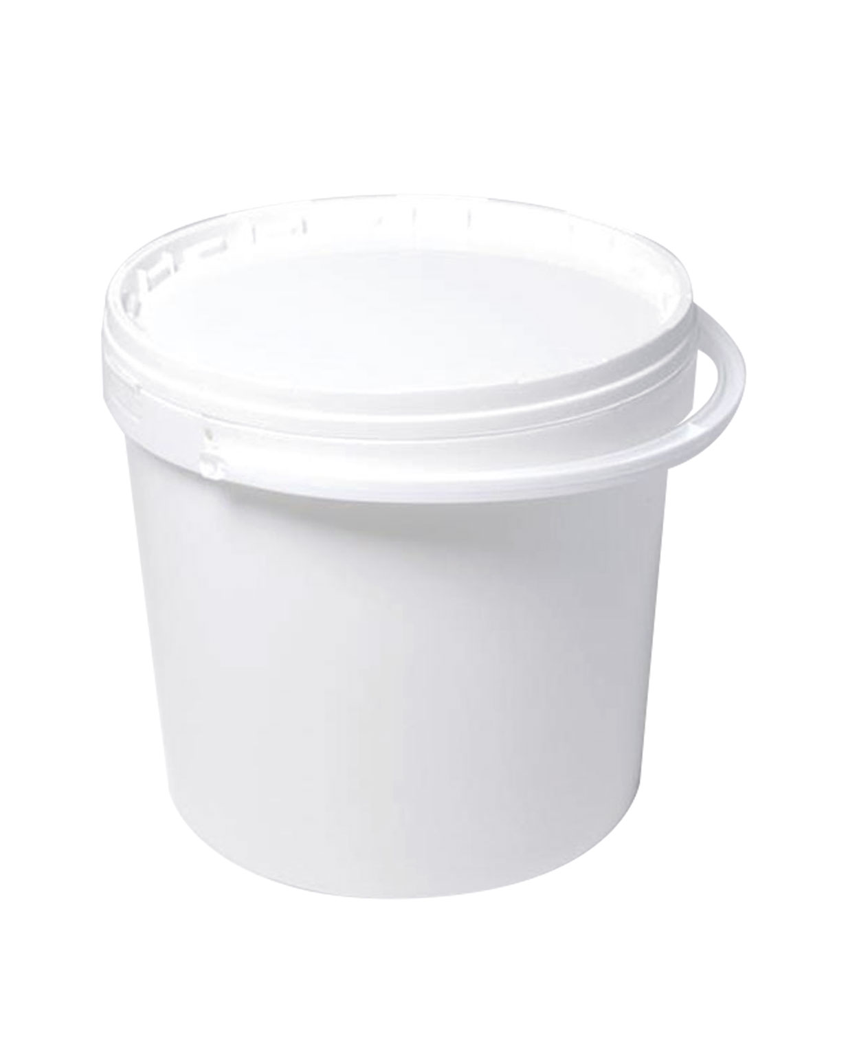 13 liter hdpe white 265,5-245,4mm x 263,5mm round open head UN pail ]