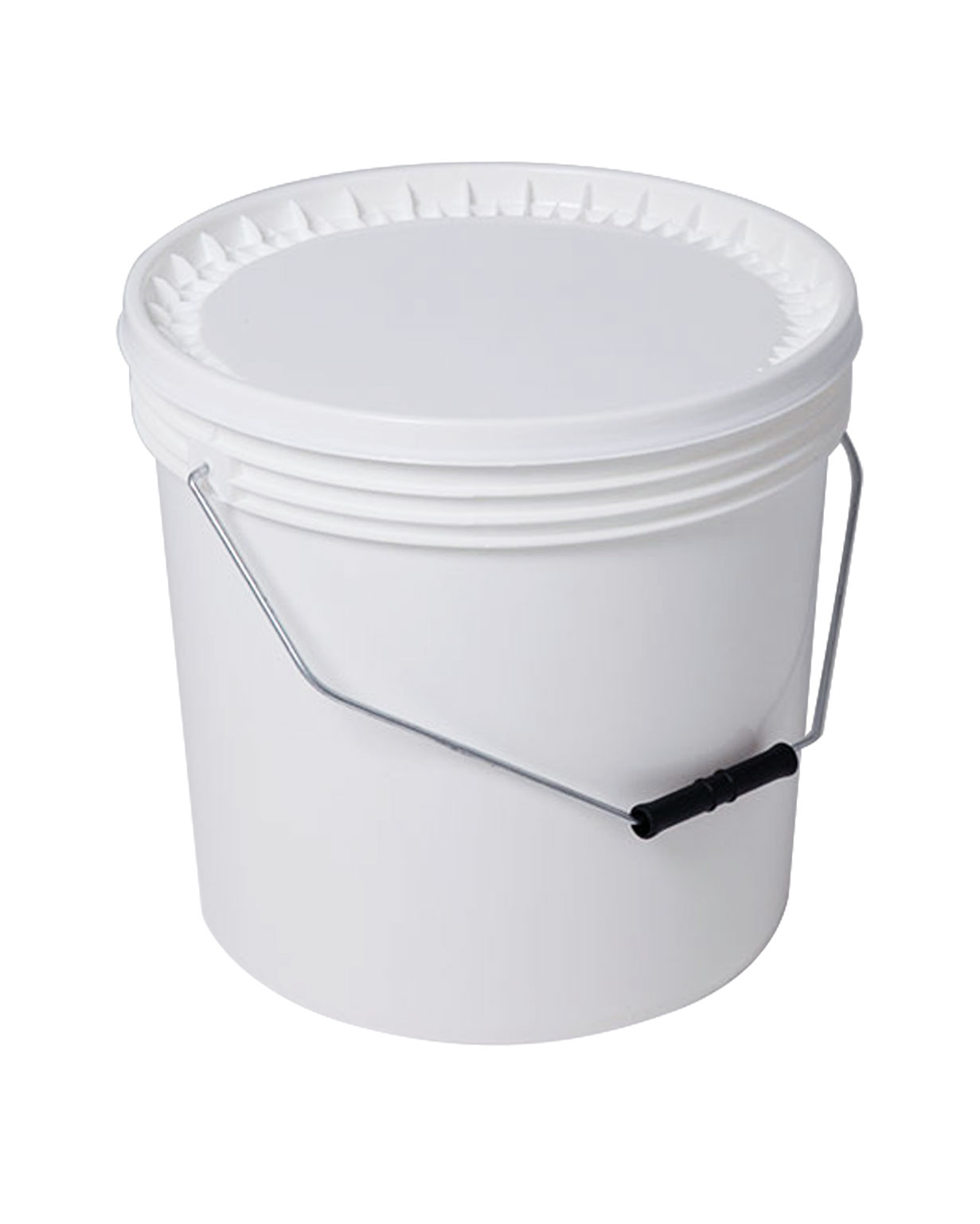 18.2 liter hdpe white 293,6-263mm x 312mm round open head pail