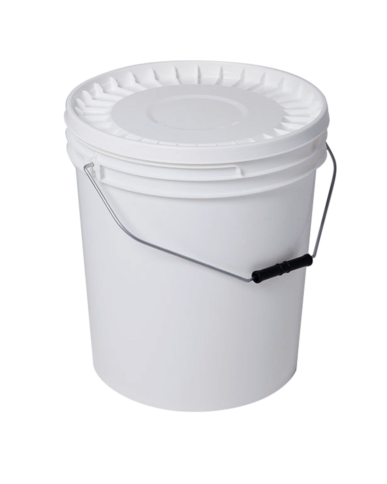 19.8 liter hdpe white 293,6-262mm x 348mm round open head pail ]