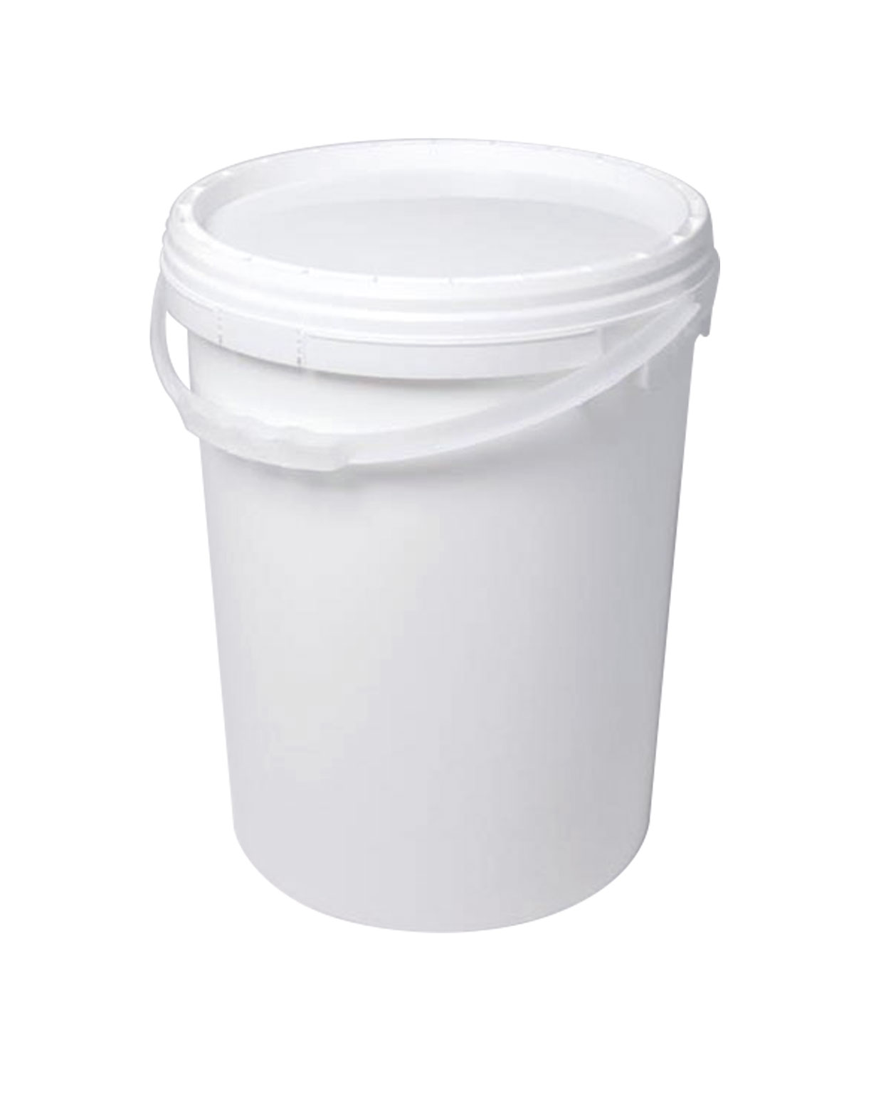 26.8 liter hdpe white 306,8-278,5mm x 413mm round open head UN pail