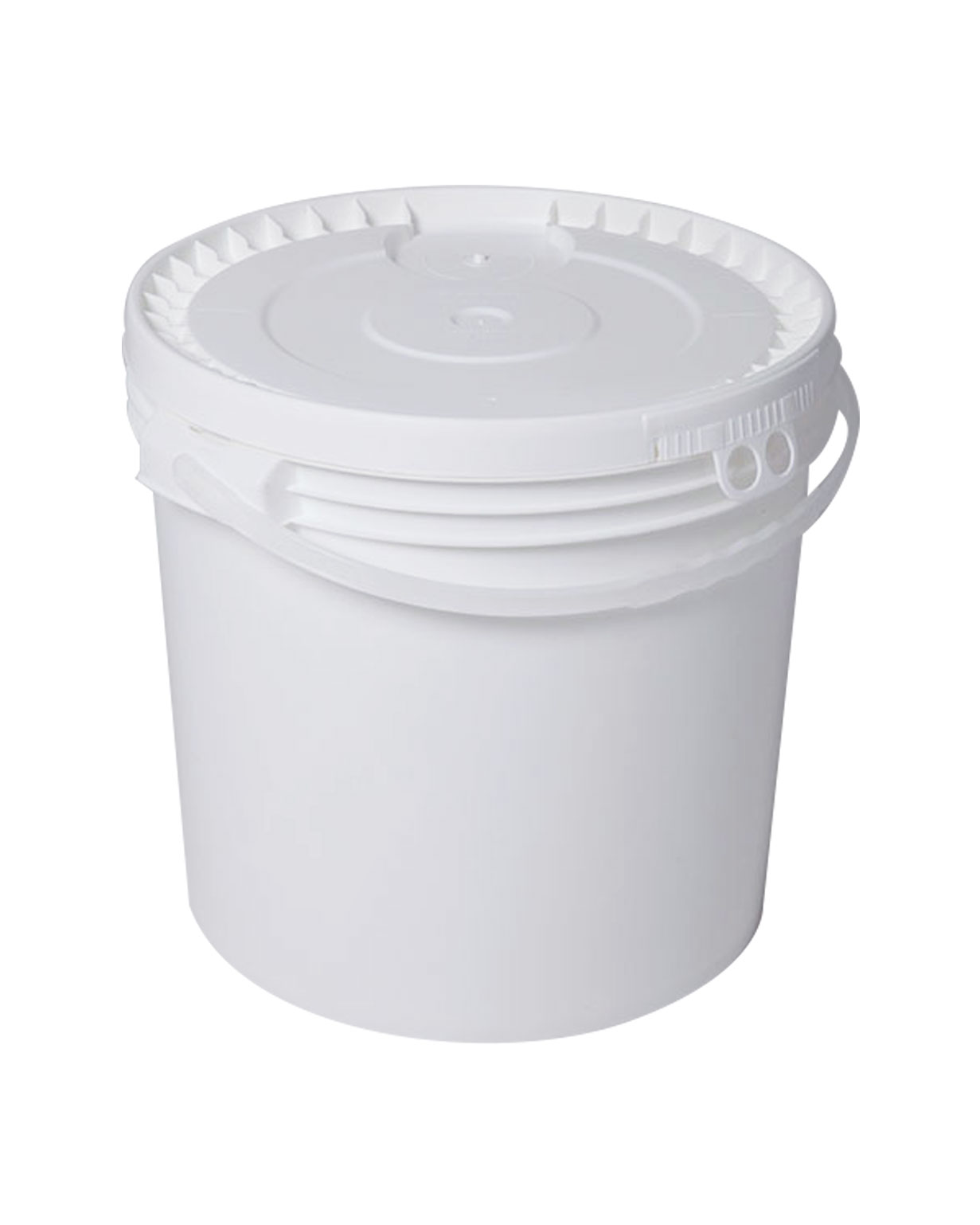 32 liter hdpe white 361-326mm x 359mm round open head UN pail