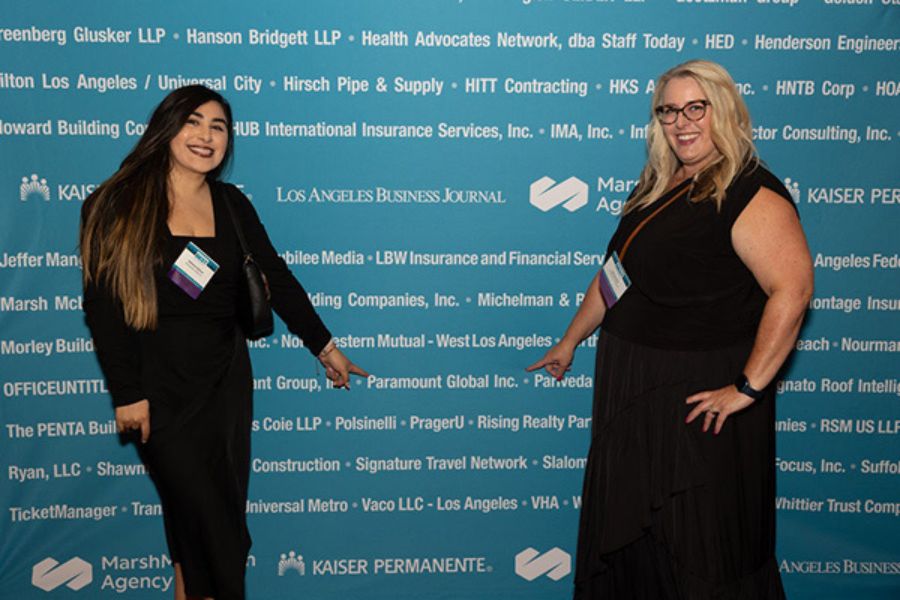 Paramount employees at the Los Angeles Business Journal Award Ceremony Night