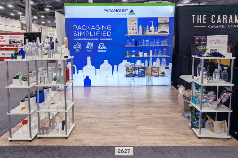 Paramount Globals booth at Winter Fancy Food 2025