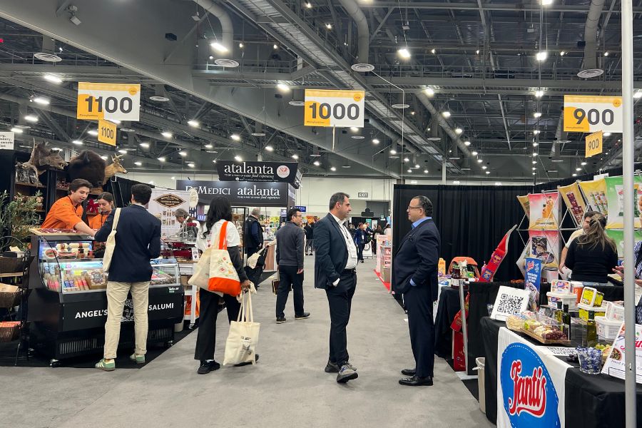 Attendees walk the floor at Winter Fancy Food 2025