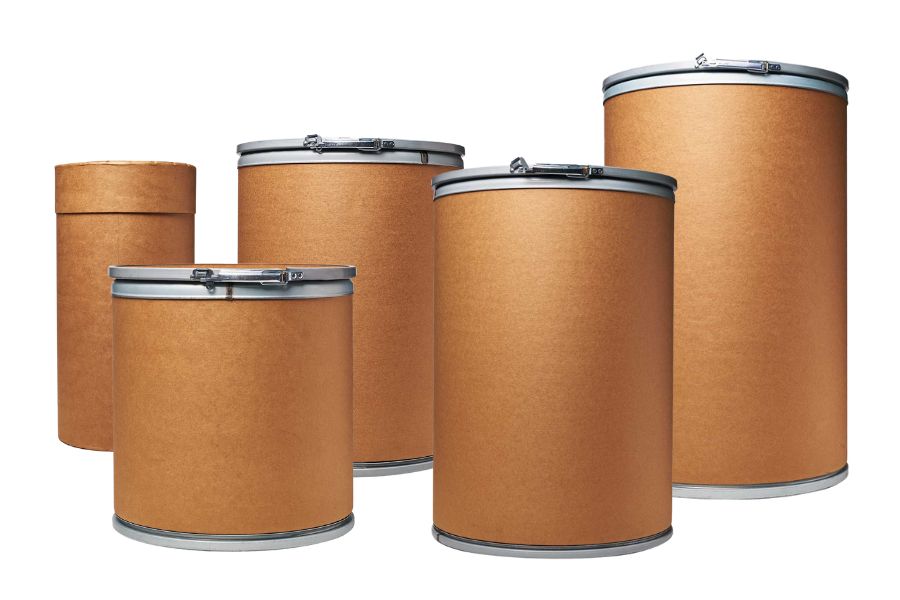Fiber drums in various sizes