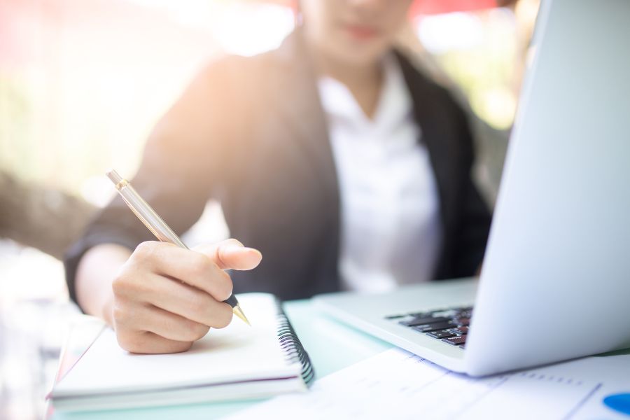 manager working on material sourcing strategy