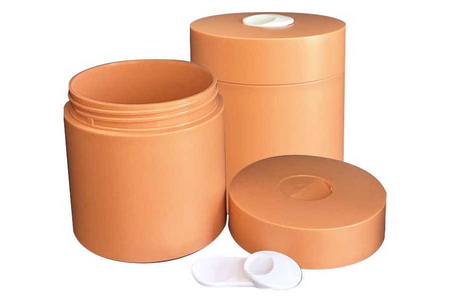 packaging with built-in applicators seen at Cosmoprof 2025