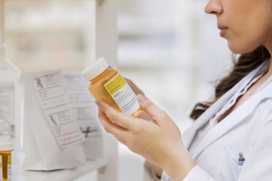 pharmaceutical packaging label