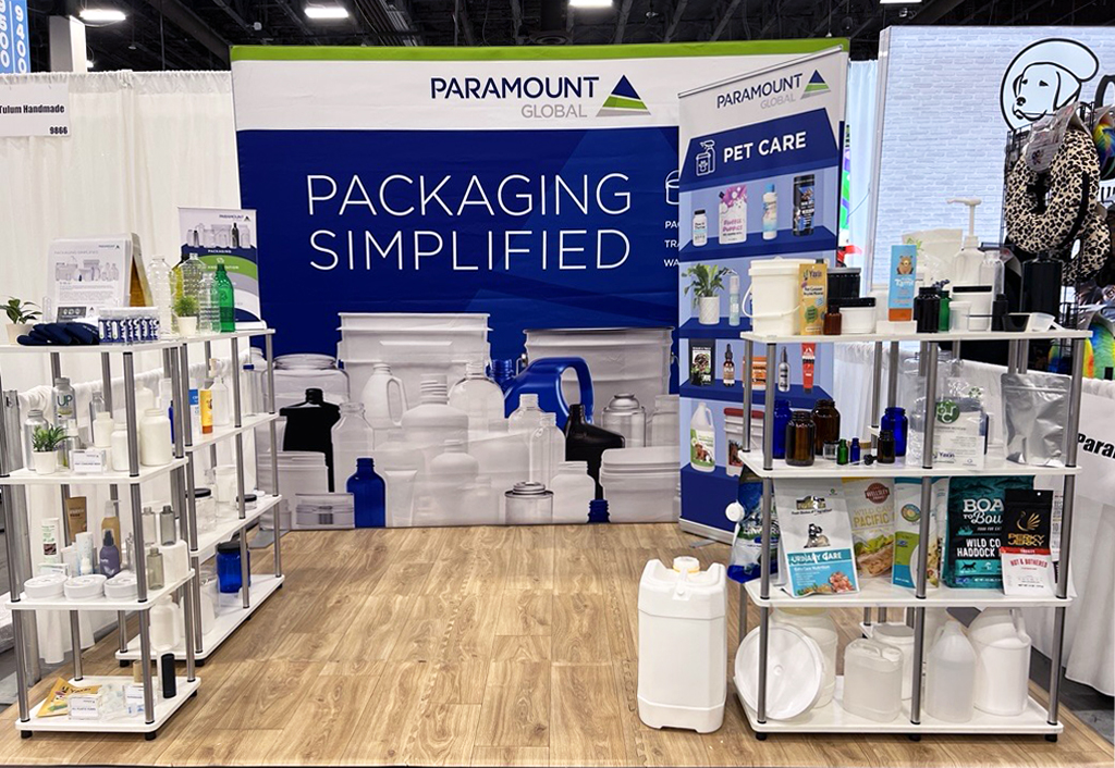Paramount Global booth exhibit at Superzoo