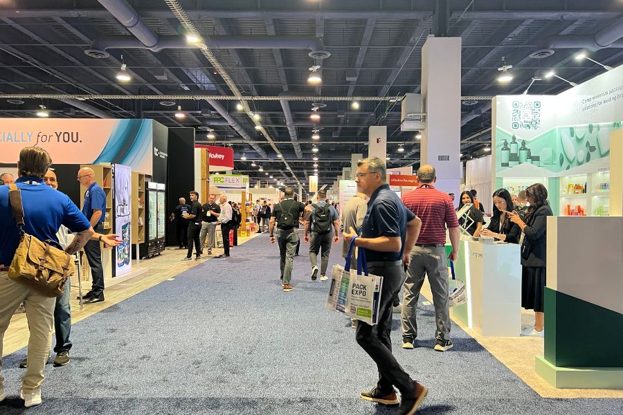Exhibit hall at PACK EXPO Las Vegas 2025