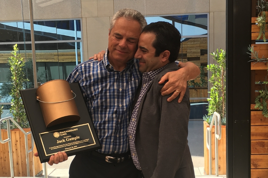 Paramount Global's former president, Jack Gample and his son, Jay Gample, the current president