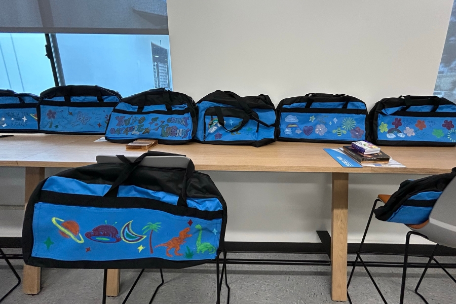 Foster Love Duffel Bags