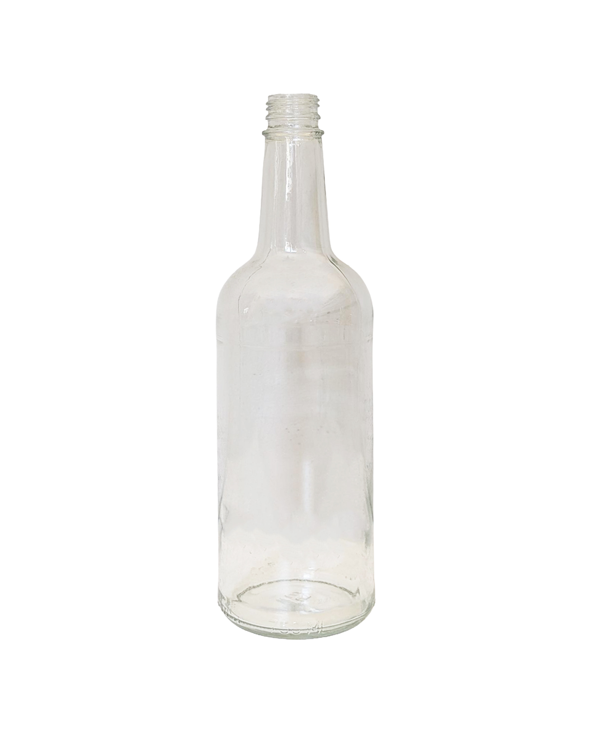 750ml 28-350 Flint Glass Spirit Round Bottle