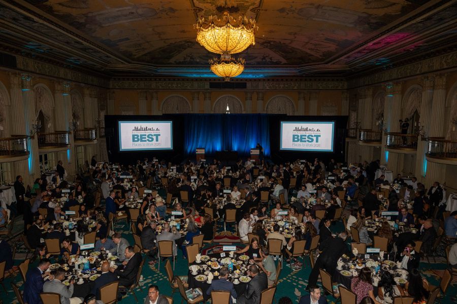 Inside the hall for the 2026 Best Places To Word Award Ceremony at the Biltmore Los Angeles.