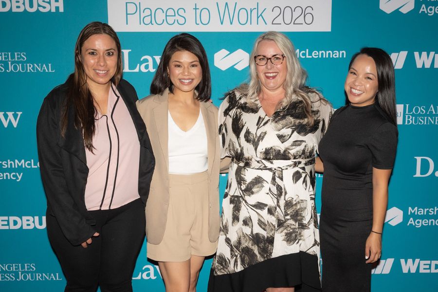 Paramount Global team poses for a photo at Best Places to Work Award Ceremony 2026